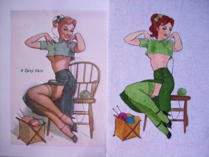 Pin-Up Tricô